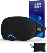 Mavogel máscara de ojos con arco nasal ajustable para bloqueo cómodo de la luz