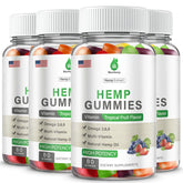 MaxHemp gummies 4-pack front view showing convenient daily wellness option