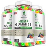 MaxHemp hemp gummies bottle for daily use with vegan extract