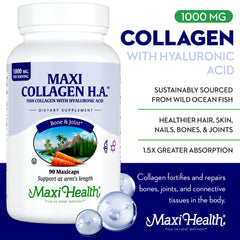 Maxi Health Marine Collagen front view—clean, allergen-free formula for daily use
