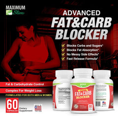 Maximum Slim bottle with glass suggests convenient daily use.