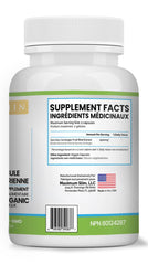 Maximum Slim ingredient label shows non-GMO, gluten-free formulation for mindful diets.