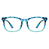MAXJULI blue light blocking glasses with blue tortoise frame to reduce eye strain