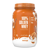 Maxler Golden Whey Cinnamon Bun shake ready for post-workout energy