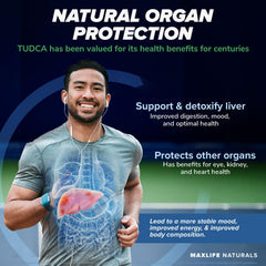 MAXLIFE NATURALS Tudca daily-use capsule for easy routine