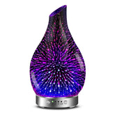 MAXWINER essential oil diffuser with 3D glass cover for stylish aromatherapy