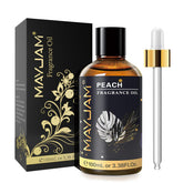 MAYJAM Aceite fragancia durazno en frasco de vidrio con gotero para difusor