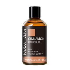 MAYJAM Cinnamon Oil with glass dropper for precise dosing.