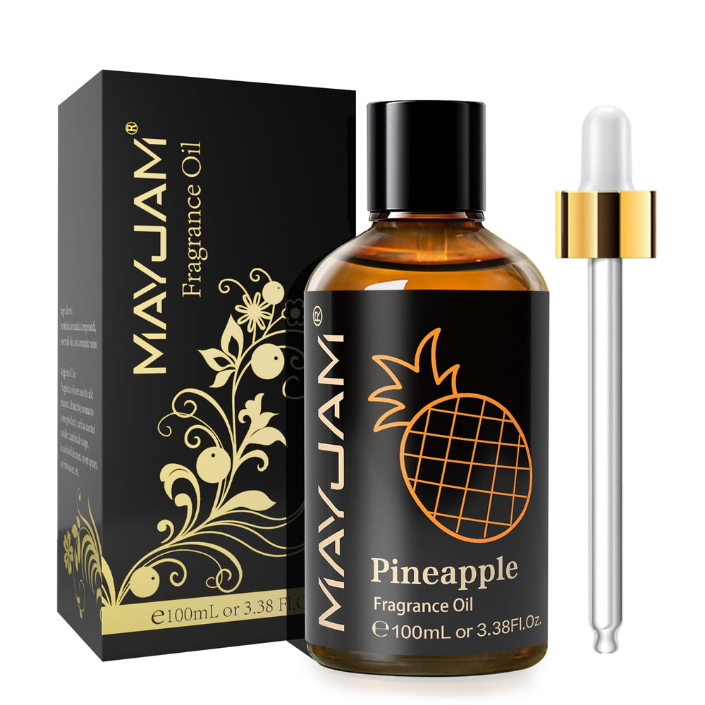 MAYJAM Pineapple fragrance oil bottle for diffuser and crafts.