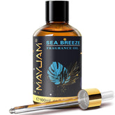 MAYJAM Sea Breeze amber bottle preserves fragrance for extended use.