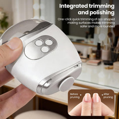 Maymalze nail clipper storage chamber keeps clippings contained for a tidy routine