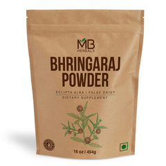MB Herbals Bhringaraj powder pack for traditional hair care rituals