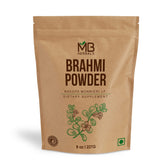 MB Herbals Pure Brahmi Powder front pack for easy dosing in hair care routines