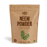 MB Herbals Neem Powder 2 lb bottle for daily skin and hair care