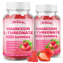 Mchokuu Magnesium L-Threonate Gummies bottle for easy daily brain and muscle support