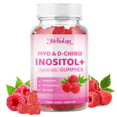 Mchokuu Myo-Inositol gummies raspberry bottle promotes daily hormonal balance