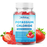 Mchokuu Potassium Chloride Gummies bottle showing 1200mg potency for daily support