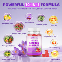 Mchokuu saffron gummies promote focus during study or work.