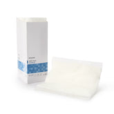 McKesson abdominal pads with sterile outer fabric for reliable absorption.