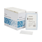 McKesson adhesive dressing, sterile cotton/polyester, shown for absorbent wound protection