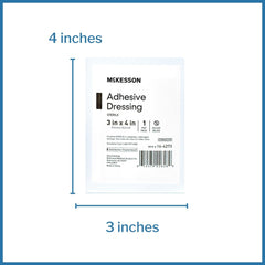 McKesson adhesive dressing wound care application on common injuries