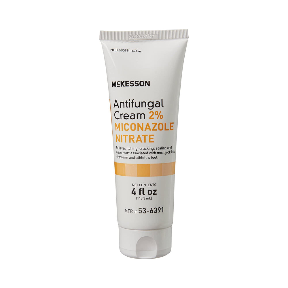 McKesson antifungal cream tube 4oz ready for quick relief application