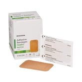 McKesson curitas adhesivas rectangulares 2x3 para heridas discretas