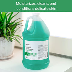 McKesson perineal skin cleanser herbal scent label closeup