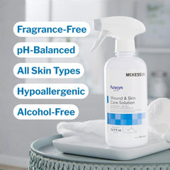 McKesson Puracyn Plus dermal cleanser spray ready for everyday first aid routines.