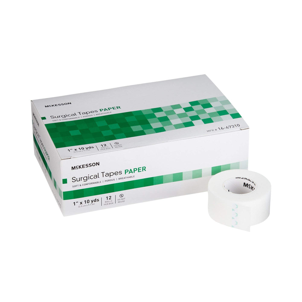 McKesson surgical tape with breathable paper backing for secure adhesion