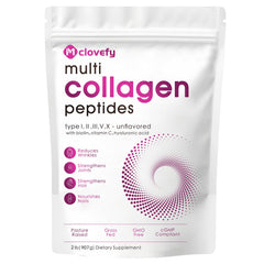 Mclovefy Multi Collagen Powder tub front for daily skin and joint support