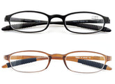 Mcoorn lightweight reading glasses with compact design for travel.