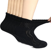 +MD Diabetic Socks with no-binding top band for comfortable slip-on wear.