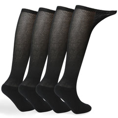 MD +MD diabetic socks with over-the-knee non-binding fit for comfortable leg circulation.