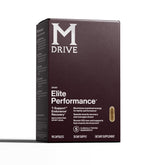 Mdrive Elite bottle front view, premium athletic branding.