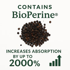Bioperine 10 mg label indicates enhanced absorption potential.