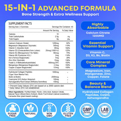Meceilays calcium citrate gummies serving portion highlights high-absorption formula