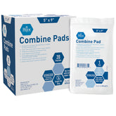 MED PRIDE Abdomen pad 5x9 sterile packaging for clean, ready-to-use wound care.