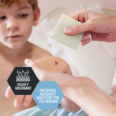 MED PRIDE antimicrobial dressing with sterile pack and non-stick surface