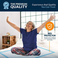 MED PRIDE underpads ideal for travel and healthcare settings.