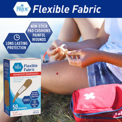 med pride latex-free bandages designed for sensitive skin comfort