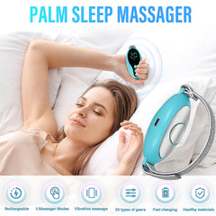 MEDAMOC Sleep Aid Device handheld-massage grip, ideal for on-the-go relaxation.