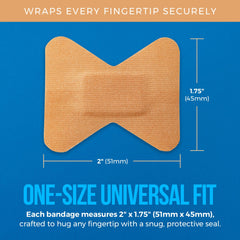 Close-up of the fabric texture on Medca bandages.