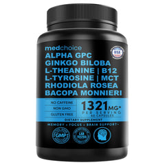 MEDCHOICE 12-in-1 bottle branding supports focused study sessions