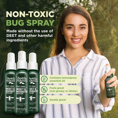 Medella Naturals three-pack 2oz bottles ideal for travel and on-the-go protection.