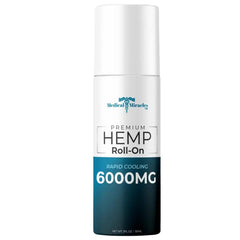 Medical Miracles Hemp Oil Roll-On bottle with 6000mg for targeted relief