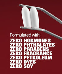 User's hand inserting VMAGIC suppository before bedtime for targeted hydration.