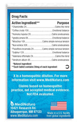 MediNatura WellMind bottle pour demonstrates easy daily calm.