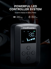 Medisana Leg Compression Massager upper calf zone delivers controlled pressure for comfort