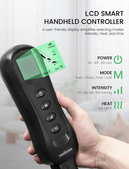 Medisana leg massager smart sensors adjust to leg size for safe use
